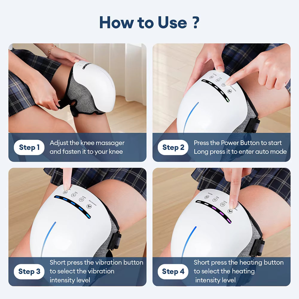 Electric Smart 6-Head Wireless Knee Massager